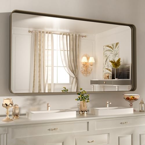 WEER Bronze Bathroom Vanity Mirror 55X30 Inch