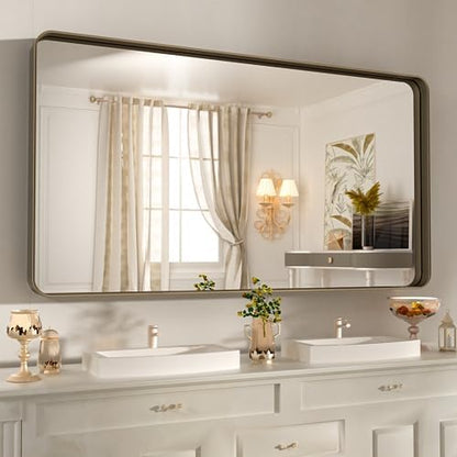 WEER Bronze Bathroom Vanity Mirror 55X30 Inch