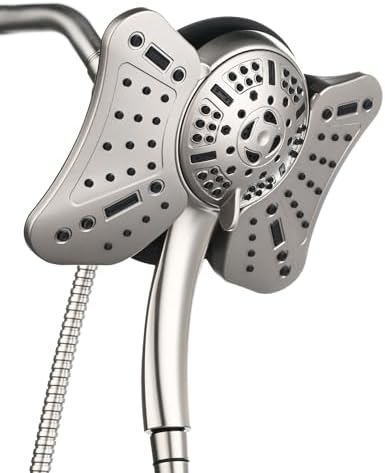 GRICH Shower Head with Handheld Spray - Dual High Pressure Showerhead