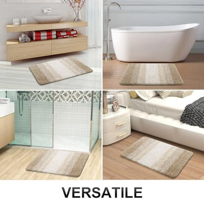 OLANLY Bathroom Runner Rug 59x24, Extra Soft Absorbent Microfiber Bath Rugs