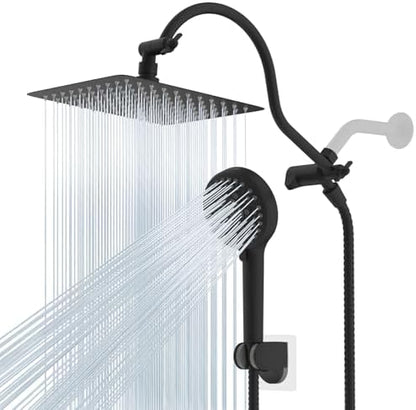 Hibbent All Metal cUPC Certified High Pressure Rainfall 10'' Shower Head