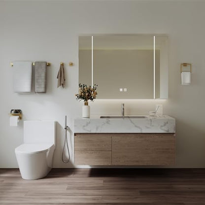 10-Piece 23.6 Inch Brushed Gold Bathroom Hardware Accessories Set