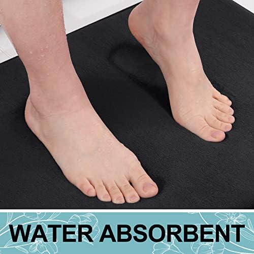Smiry Memory Foam Bath Mat 40x24, Extra Soft and Absorbent Bathroom Rugs