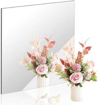 20x20 in Acrylic Mirror Sheet for Wall, 2.5mm Plastic Wall Mirror