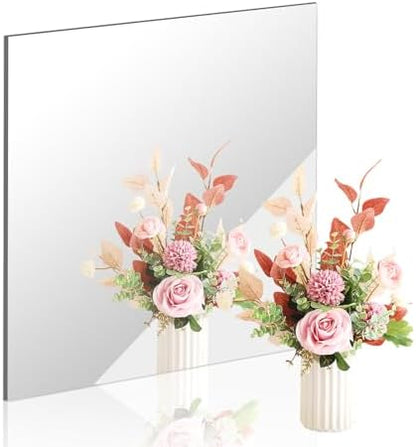 20x20 in Acrylic Mirror Sheet for Wall, 2.5mm Plastic Wall Mirror