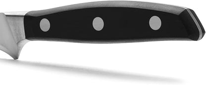 Arcos Boning Knife 6 Inch Nitrum Stainless Steel and 160 mm blade. Professional Butcher Knife to Slice Bones from Meat. Ergonomic Polypropylene Handle. Series Manhattan. Color Black.