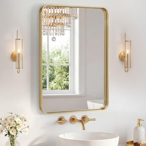 NEWBULIG Bathroom Mirror for Over Sink, 20X28 Inch Wall Vanity Mirror