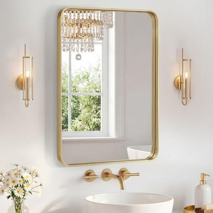 NEWBULIG Bathroom Mirror for Over Sink, 20X28 Inch Wall Vanity Mirror