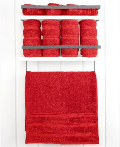 American Soft Linen 100% Cotton Luxury Turkish Towels, 4 PC Hand Towel Set