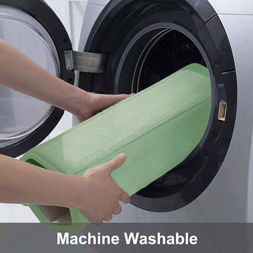 Buganda Memory Foam U-Shaped Toilet Rugs 24 x 20, Absorbent Bathroom mat