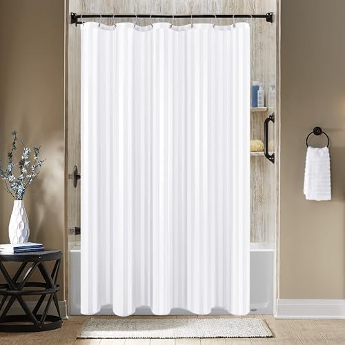 Fabric Shower Curtain Liner 72x72 Inch-Standard Size Cloth Shower Liners