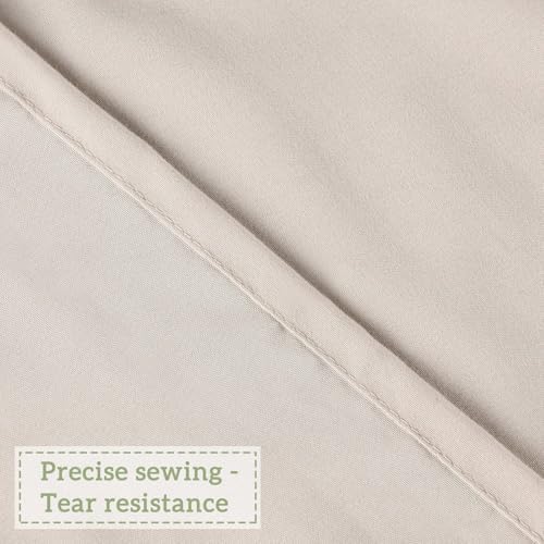 Homechoice Decor Camel Ruffle Shower Curtain 60" x 72" with 10 Buttonholes