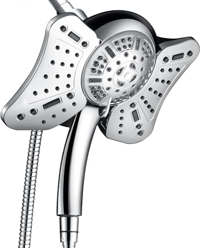 GRICH Shower Head with Handheld Spray - Dual High Pressure Showerhead