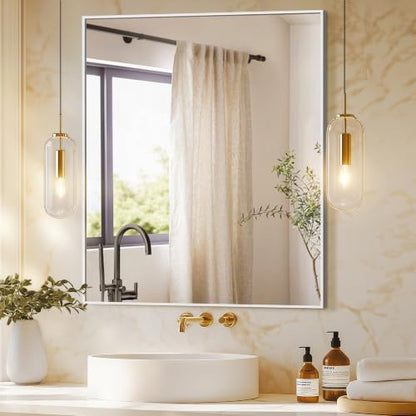 Bathroom Vanity Mirror for Wall, 30"x36" Bathroom Mirror for Over Sink