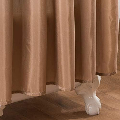 Lush Decor Terra Shower Curtain Single 72" W x 72" L Beige & Ivory - Fabric Shower Curtains for Bathroom - Neutral Bathroom Curtain - Modern Glam Décor