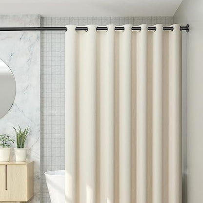 CorkLatta 2 Pack Heavy Duty Black Shower Curtain Rod 31 to 68 Inch