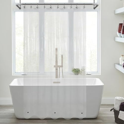 Mrs Awesome 54x78 Stall Shower Curtain Liner Clear