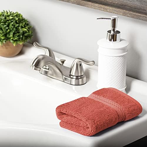 SUPERIOR Egyptian Cotton Ultra Plush & Absorbent, 10 Piece Set, Coral