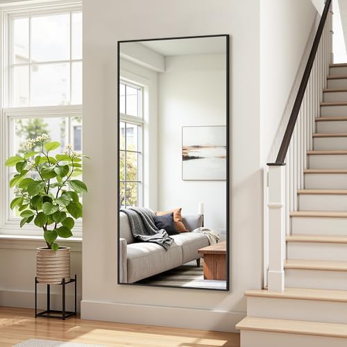 Bathroom Mirror 71" x 36", Large Rectangle Wall Mirror, Black