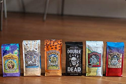 Raven's Brew Coffee Bold Organic Coffee Dark Roast Whole Bean - Organic Three Peckered Billy Goat 2-pack of 12oz