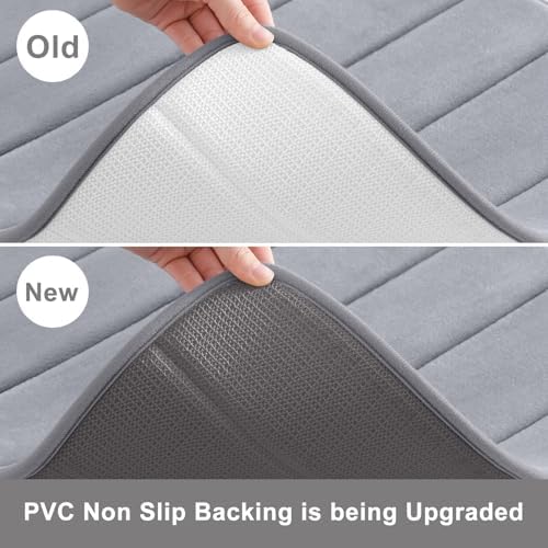 Buganda Memory Foam Bath Mat 70 x 24, Ultra Soft Absorbent Bathroom Rugs