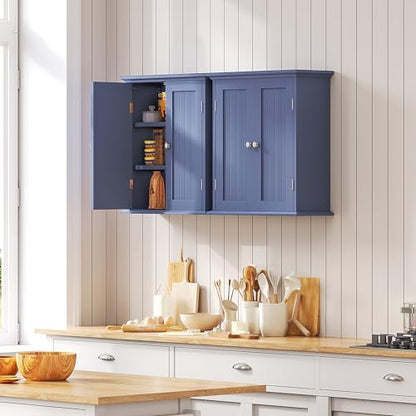 ChooChoo Bathroom Wall Cabinet with 2 Doors, Over The Toilet