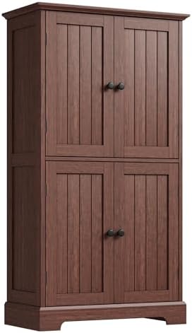 ChooChoo Bathroom Floor Cabinet with Adjustable Shelves