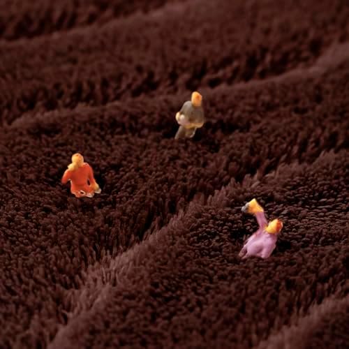 MINIDEAR Bathroom Rugs 60x24 Dark Brown - Thick Memory Foam Bath Mat, Ultra Soft & Plush Fluffy, Non-Slip, Quick Dry, Absorbent Washable Floor Microfiber Mat for Tub, Home Decor Accessories