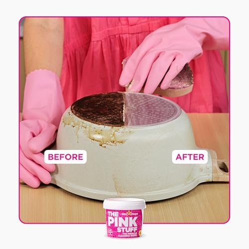 Stardrops The Pink Stuff Cleaning Paste 500g, Multi Purpose Cleaner for Kitchen, Bathroom, Tiles, Glass, Shower, Oven, Sink, Stainless Steel, Removes Grease, Grime & Stains (Pack of 2)