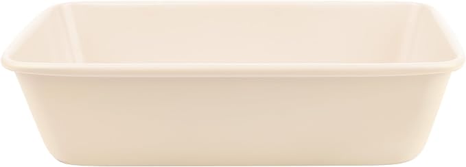 David Burke 9" Loaf Pan – Commercial Grade Heavy Gauge Steel, Dishwasher Safe, PFTE & PFOA Free, Oven Safe – Cream