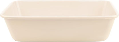 David Burke 9" Loaf Pan – Commercial Grade Heavy Gauge Steel, Dishwasher Safe, PFTE & PFOA Free, Oven Safe – Cream