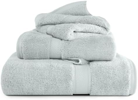 SUPERIOR Egyptian Cotton Ultra Plush & Absorbent, 3 Piece Set, Sea Foam