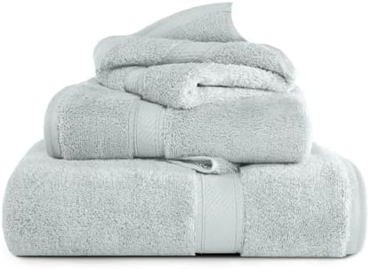 SUPERIOR Egyptian Cotton Ultra Plush & Absorbent, 3 Piece Set, Sea Foam