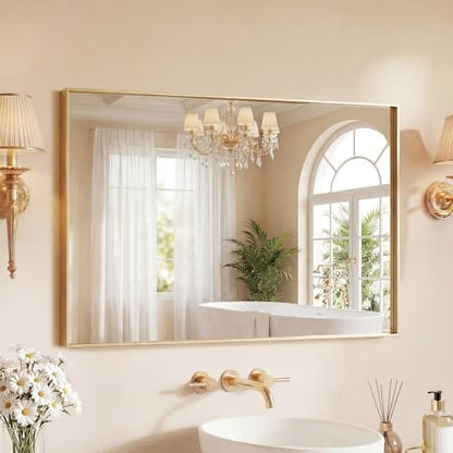 Sweetcrispy Bathroom Mirrors, Vanity Mirror, Wall Mount, 24x36 Inch