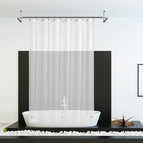Mrs Awesome 72x78 Long Shower Curtain Liner Frost