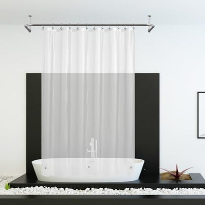 Mrs Awesome 72x78 Long Shower Curtain Liner Frost