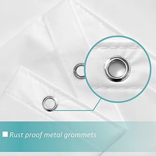 Mrs Awesome 72x78 Long Shower Curtain Liner White