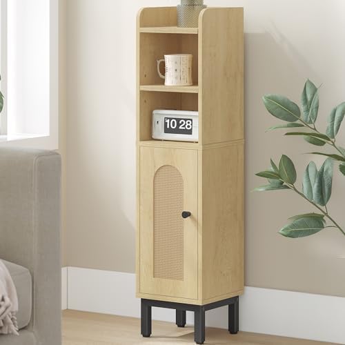 Hzuaneri Bathroom Storage Cabinet, Small Corner Floor Cabinet
