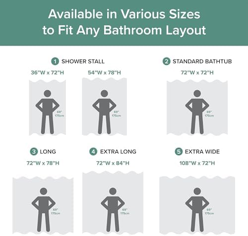 Madison Park Spa Waffle Shower Curtain for Bathroom, 72 x 72, Aqua