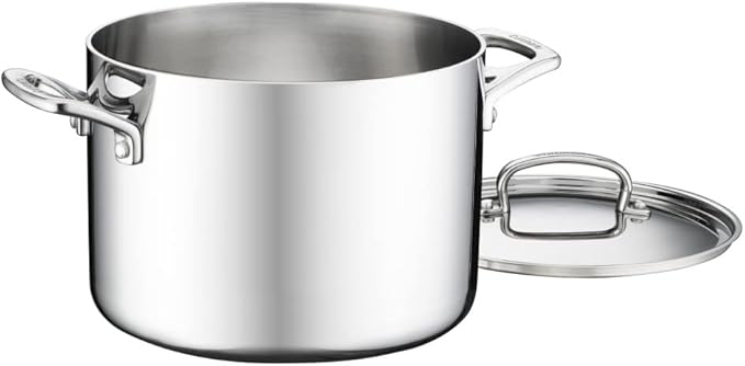 Cuisinart FCT66-22 French Classic Tri-Ply Stainless 6-Quart Stockpot with Cover