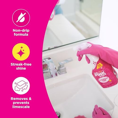 Stardrops The Pink Stuff Bathroom Foam Cleaner Spray, 30 Fl Oz