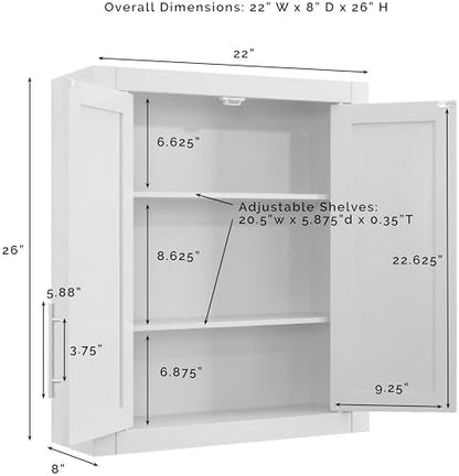Crosley Furniture Savannah Medicine Cabinet, Wall Mount
