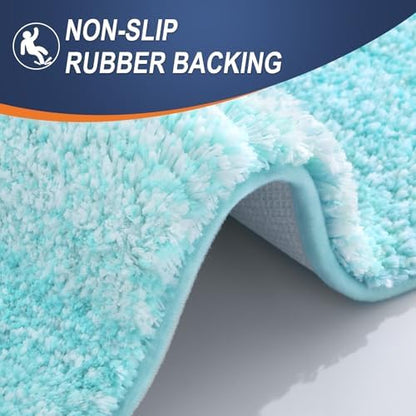 OLANLY Large Bathroom Rugs 44x32, Extra Soft Absorbent Microfiber Bath Rugs