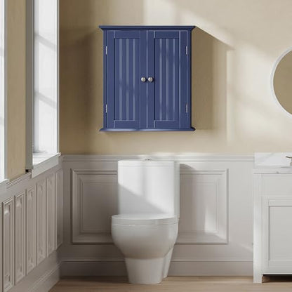 ChooChoo Bathroom Wall Cabinet with 2 Doors, Over The Toilet