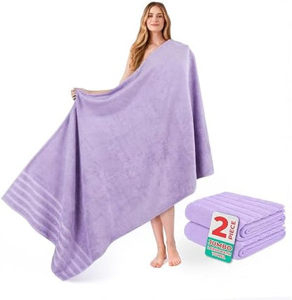 American Soft Linen 100% Cotton Luxury Turkish Towels, 2PC 35x70 Bath Sheet