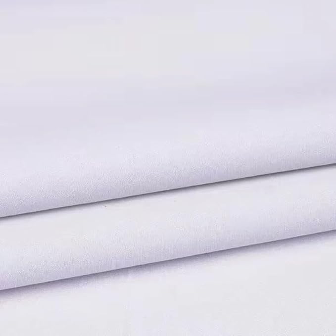Light Weight Natural Cotton Fabric by the Yard DIY Making Supplies Quilting Patchwork Fabric Fat Quarter Bundles DIY for Quilting Cotton Patchwork Cushions (Bleach, 1 Yard)