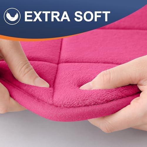 OLANLY Memory Foam Bath Mat 59x34, Ultra Soft and Absorbent Bathroom Rugs