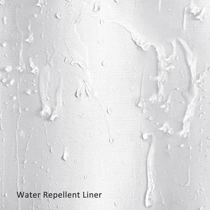 No Hook Shower Curtain Snap-in Fabric Replacement Liner 71" W x 67" L