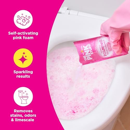 Stardrops The Pink Stuff Miracle Foaming Toilet Powder, 7 Oz