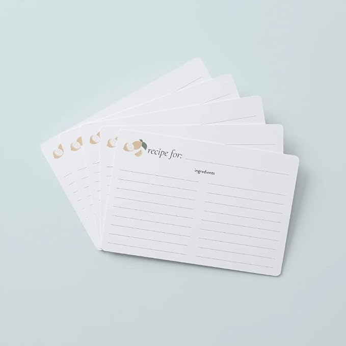 Passionate Penny Pincher Meal Planner with 72 Recipe Cards (Summer Menu) - Weekly Menu | Sturdy Box 12 Reusable Grocery Shopping Lists 5 Blank Card Protector Ideas